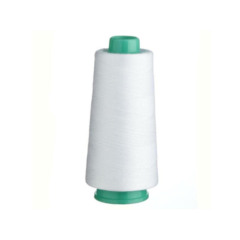 White Overlocking Thread 2000m Polyester Birch Overlocker Cone Spool Sewing Payday Deals