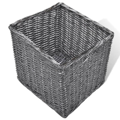 White Storage & Entryway Bench with Cushion Top 3 Basket Payday Deals