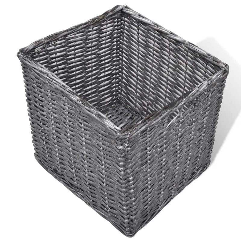 White Storage & Entryway Bench with Cushion Top 3 Basket Payday Deals