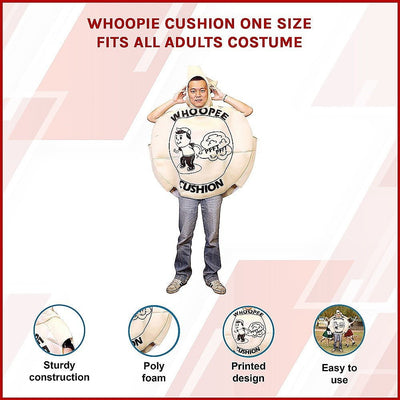 Whoopie Cushion One Size Fits all Adults Costume Payday Deals