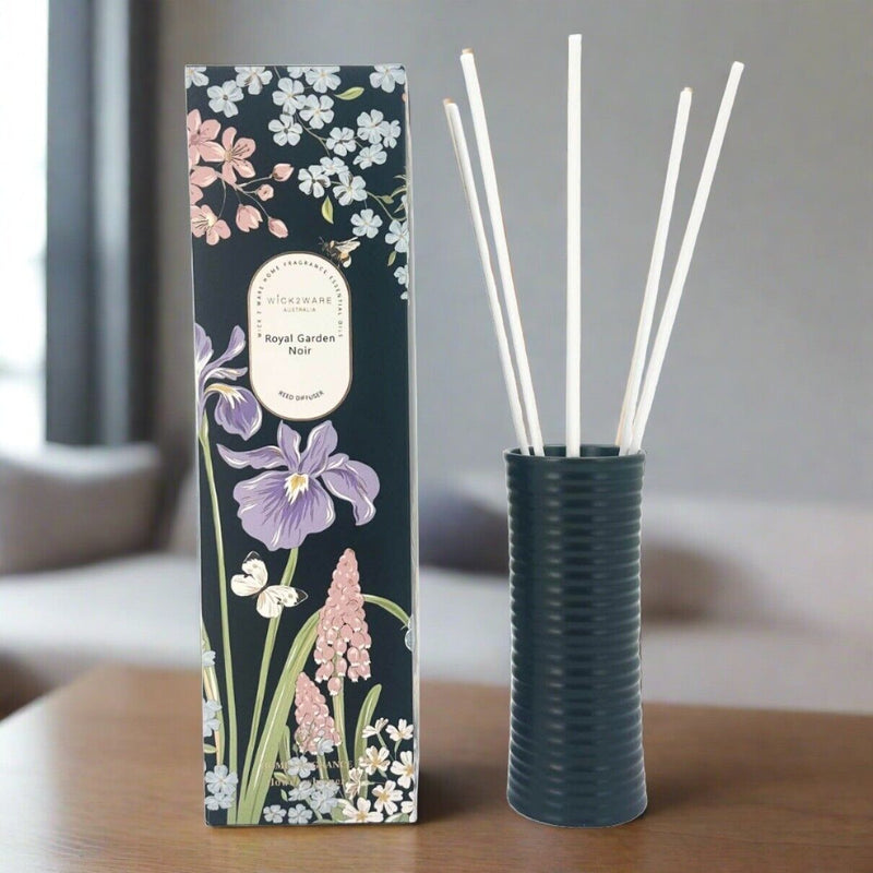 Wick2ware Australia Home Fragrance Essentials Oil Reed Diffuser - Royal Garden Noir Payday Deals