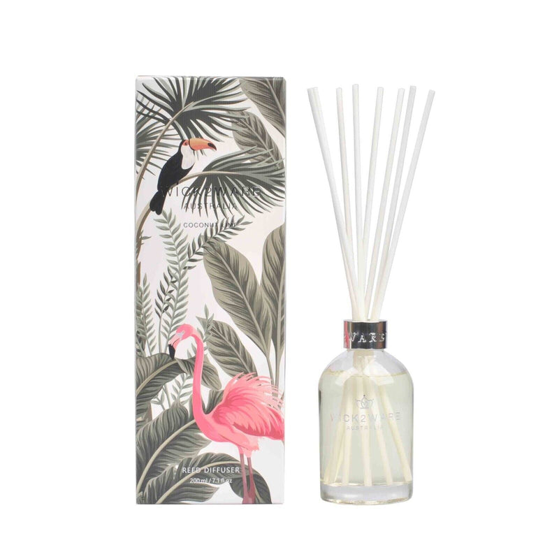 Wick2Ware Australia Reed Diffuser Coconut Lime 200ml/7.1 fl oz Payday Deals