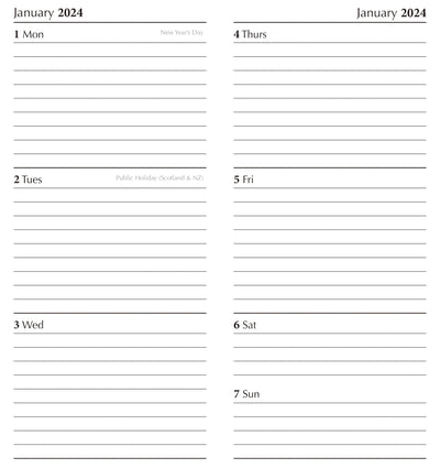 William Morris - Brer Rabbit - 2024 Premium A6 Flexi Pocket Diary Planner Gift Payday Deals