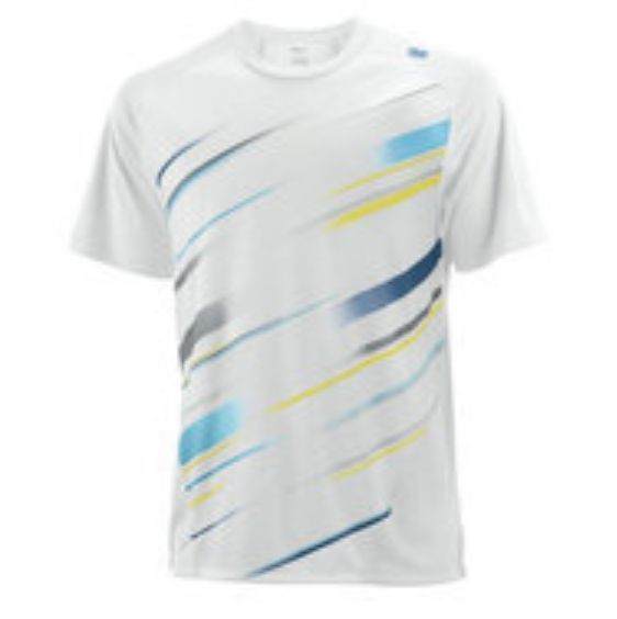 WILSON Tennis Match Performance Cardiff Crew Shirt Tee T Shirt Top WR1084500 - White - XL Payday Deals