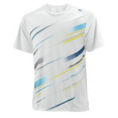 WILSON Tennis Match Performance Cardiff Crew Shirt Tee T Shirt Top WR1084500 - White - XL Payday Deals