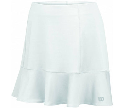Wilson Womens Core 14.5 Inch Skirt NanoWik Tennis Sport - White