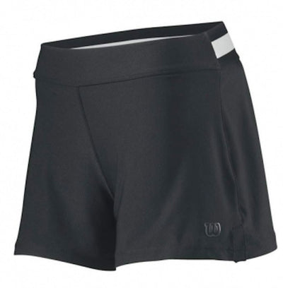 WILSON Womens Sweet Spot Tennis Shorts Performance Ladies - Black/White - L Payday Deals