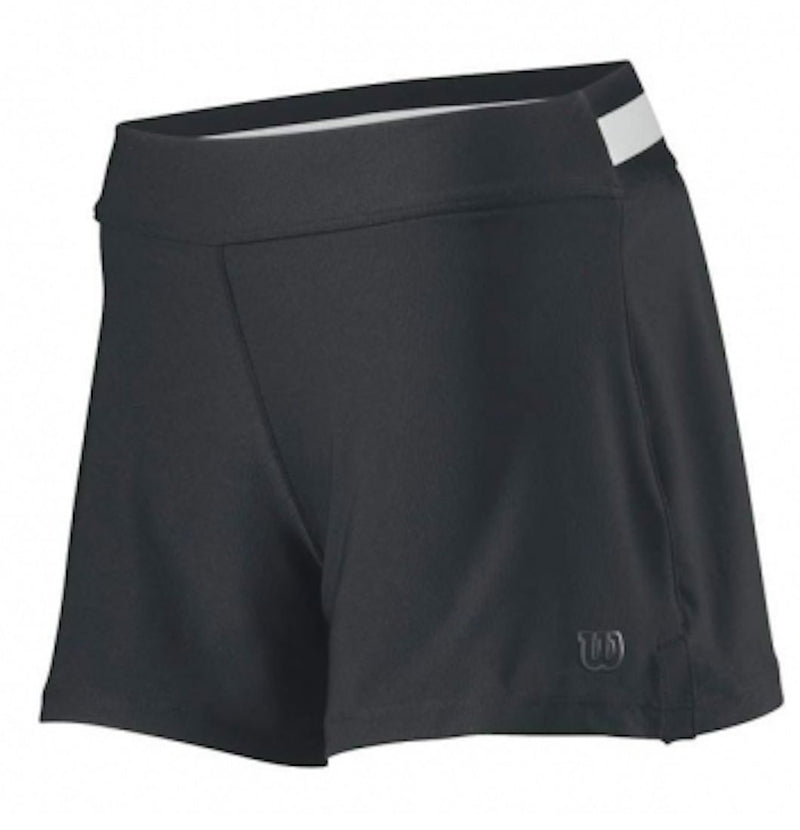 WILSON Womens Sweet Spot Tennis Shorts Performance Ladies - Black/White - S Payday Deals