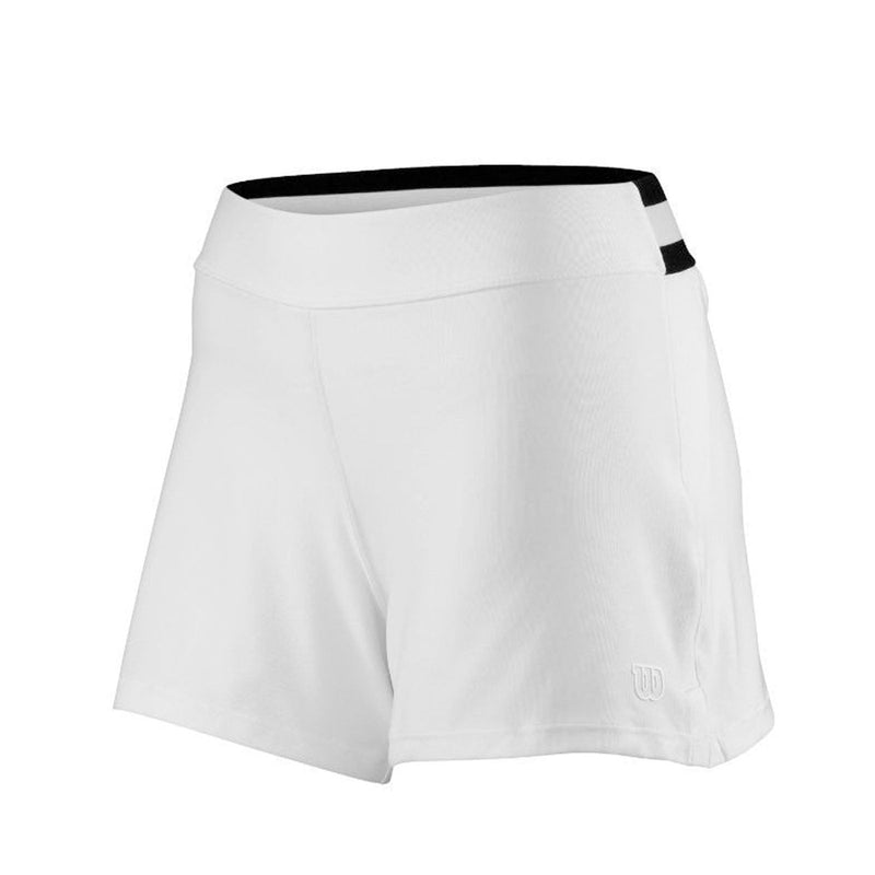 WILSON Womens Sweet Spot Tennis Shorts Performance Ladies - White/Black - M Payday Deals