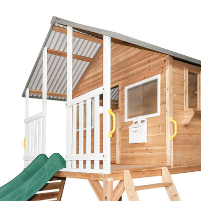 Winchester Cubby House with Elevation Kit & 3.0m Green Slide Payday Deals