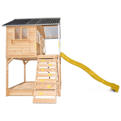 Winchester Cubby House with Elevation Kit & 3.0m Yellow Slide Payday Deals
