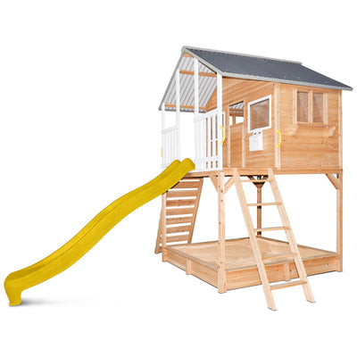 Winchester Cubby House with Elevation Kit & 3.0m Yellow Slide Payday Deals
