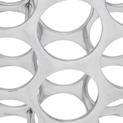 Wine Rack Aluminium Silver 27 Bottles Payday Deals