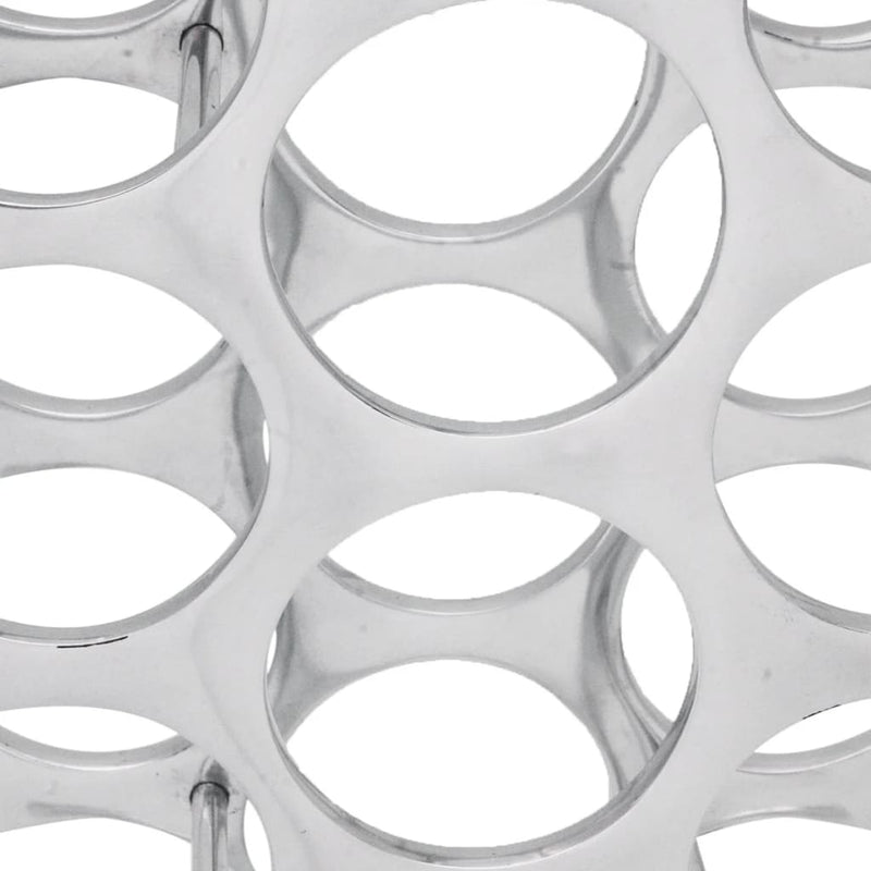 Wine Rack Aluminium Silver 27 Bottles Payday Deals
