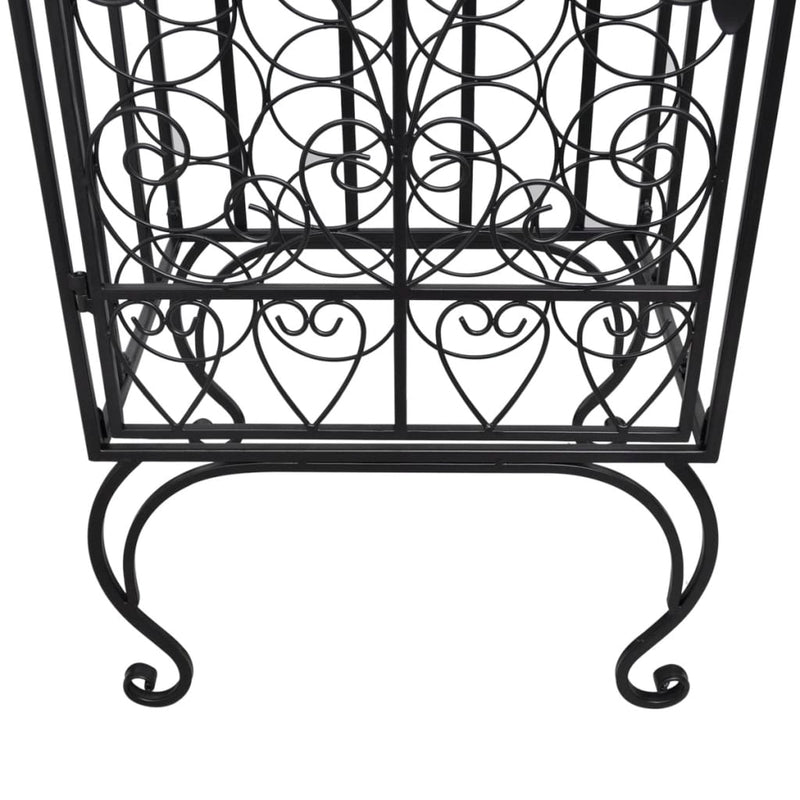 Wine Rack for 28 Bottles Metal Payday Deals