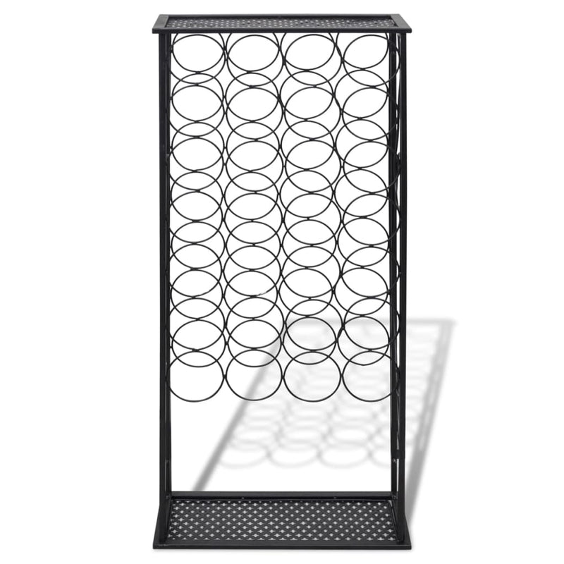 Wine Rack for 28 Bottles Metal Payday Deals