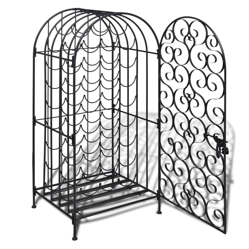 Wine Rack for 35 Bottles Metal Payday Deals