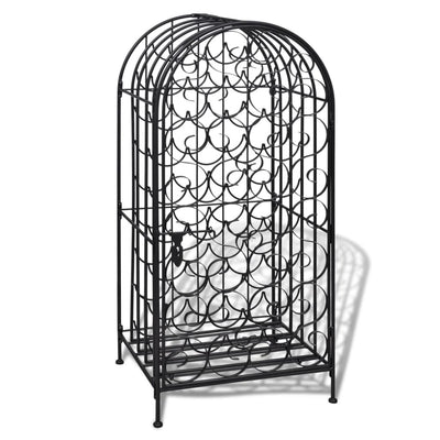 Wine Rack for 35 Bottles Metal Payday Deals