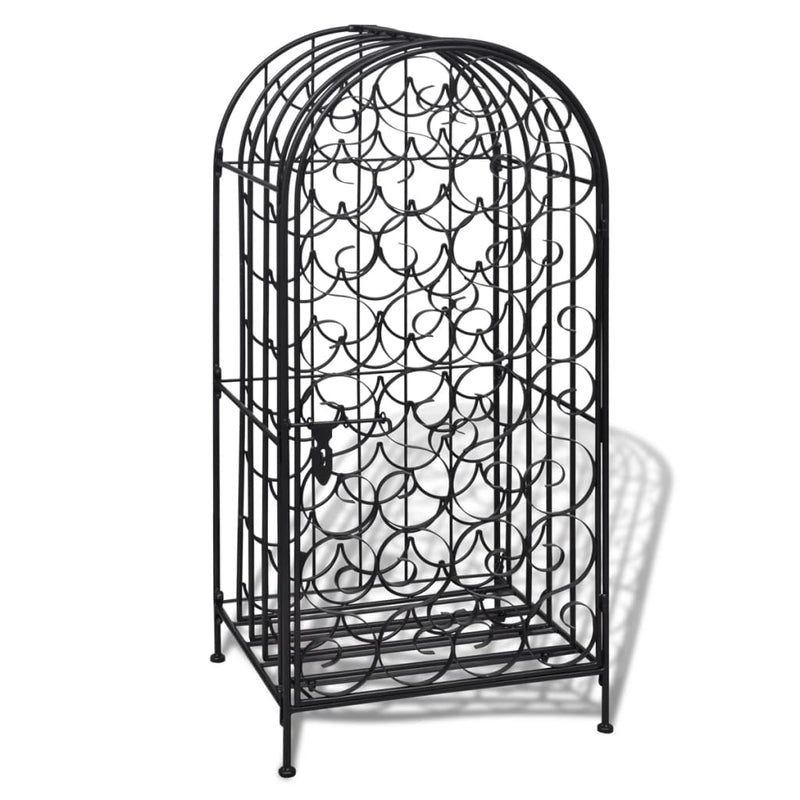 Wine Rack for 35 Bottles Metal Payday Deals