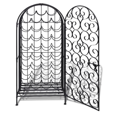 Wine Rack for 35 Bottles Metal Payday Deals