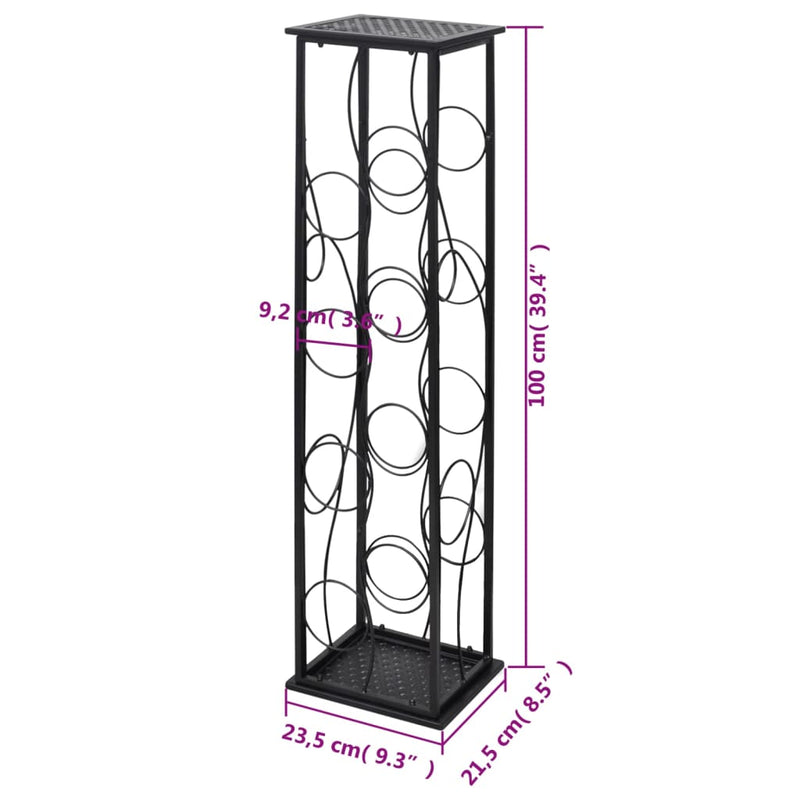 Wine Rack for 8 Bottles Metal Payday Deals