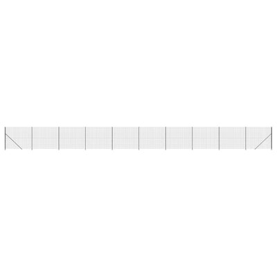 Wire Mesh Fence with Flange Anthracite 1.4x25 m Payday Deals