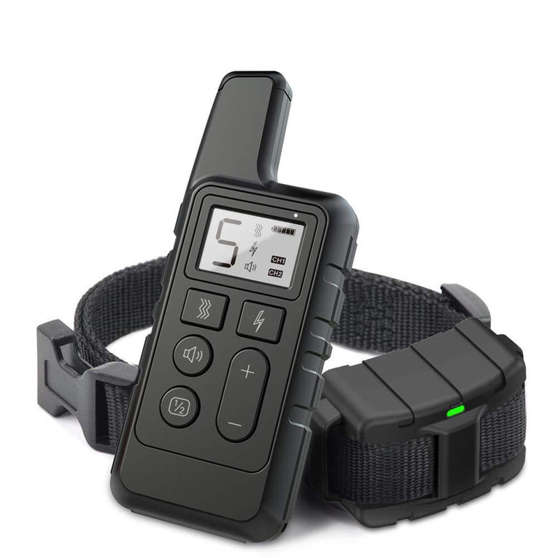 Wireless Dog Training Collar with Remote -500-Yard Range,Waterproof,Rechargeable,Adjustable for Small and Large Dogs Payday Deals