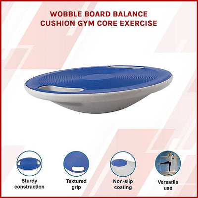 Wobble Board Balance Cushion Gym Core Exercise Payday Deals
