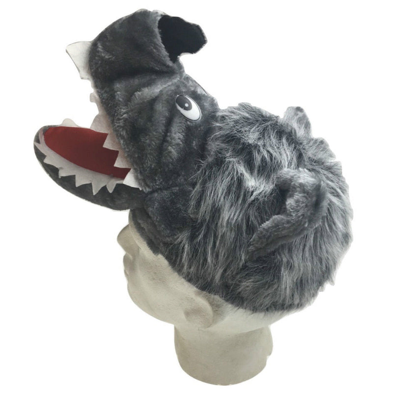 WOLF HAT Funny Party Costume Adult Childrens Animal Fancy Dress Halloween Cap Payday Deals