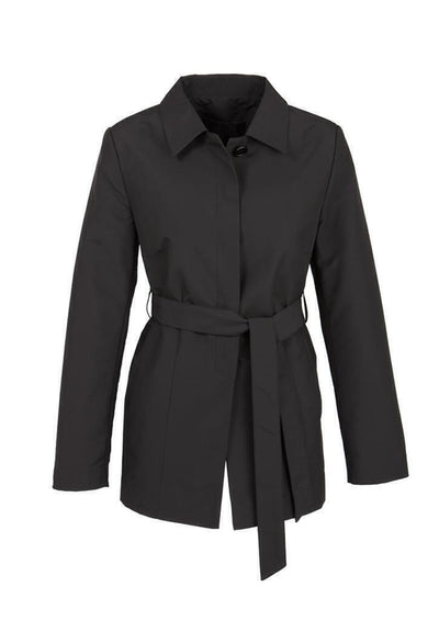 Womens Winter Button Long Trench Coat Jacket Parka Overcoat - Black - Small Payday Deals