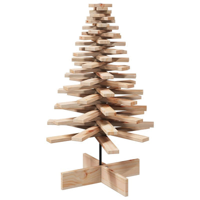 Wooden Christmas Tree for Decoration 100 cm Solid Wood Pine Payday Deals