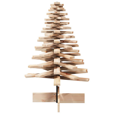 Wooden Christmas Tree for Decoration 100 cm Solid Wood Pine Payday Deals
