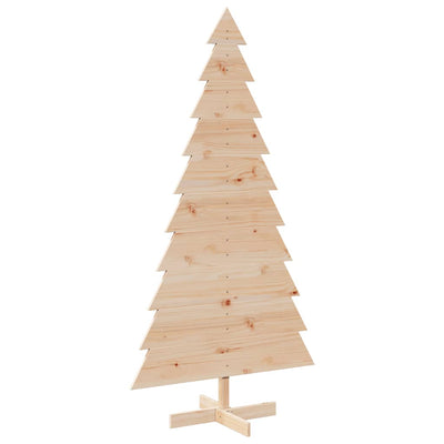 Wooden Christmas Tree for Decoration 180 cm Solid Wood Pine Payday Deals