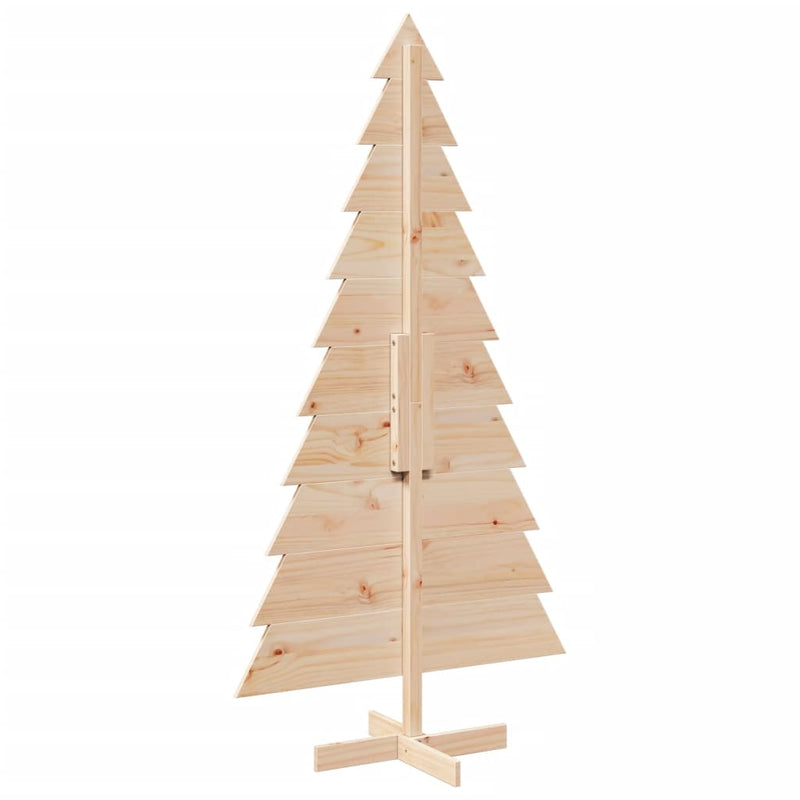 Wooden Christmas Tree for Decoration 180 cm Solid Wood Pine Payday Deals