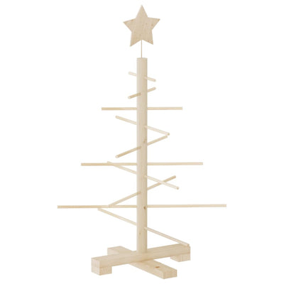 Wooden Christmas Tree for Decoration 75 cm Solid Wood Pine Payday Deals