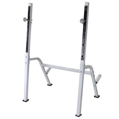 Workout Bench with Weight Rack Barbell and Dumbbell Set 60.5kg Payday Deals