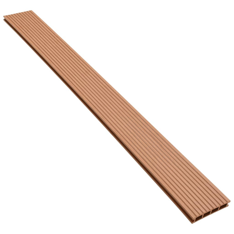 WPC Decking Boards with Accessories 20 m² 4 m Brown Payday Deals