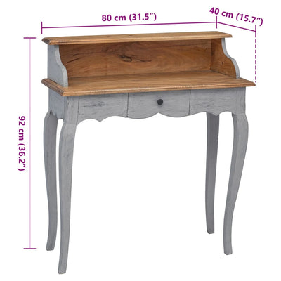 Writing Desk Solid Reclaimed Wood 80x40x92 cm Payday Deals