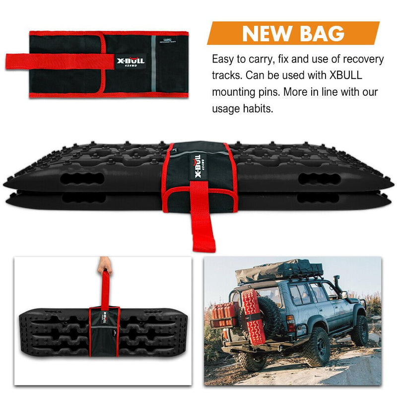 X-BULL Recovery tracks kit Boards 4WD strap mounting 4x4 Sand Snow Car qrange GEN3.0 6pcs OLIVE Payday Deals