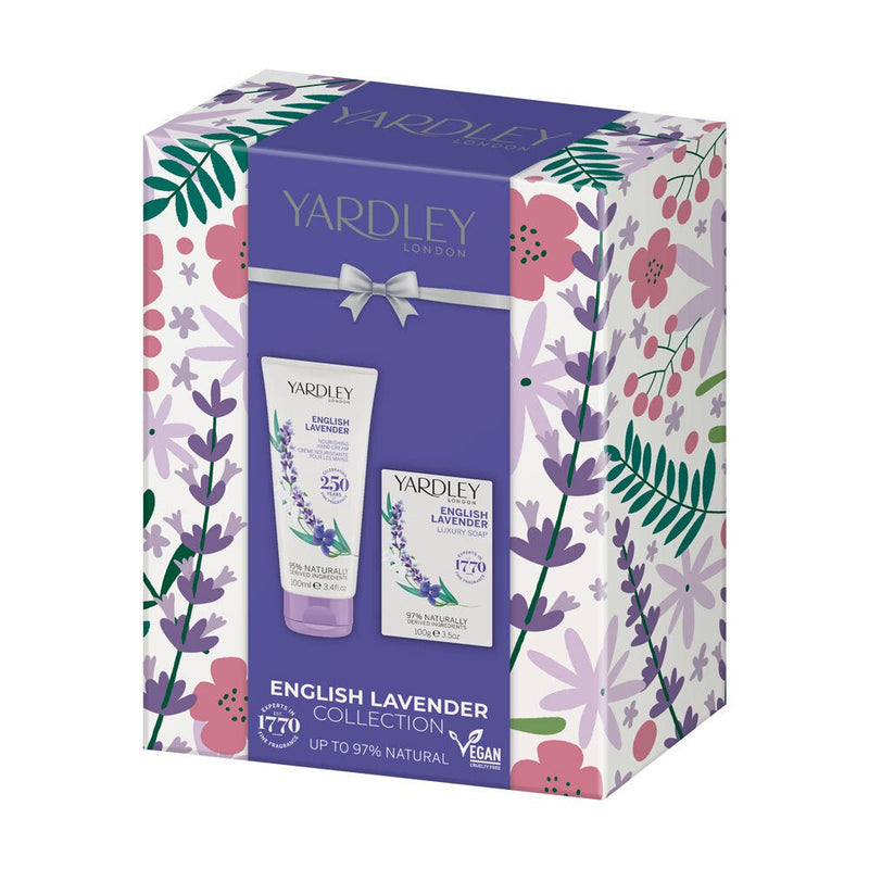 Yardley English Lavender Gift Set Hand Cream 100ml and Luxury Soap 100g Payday Deals