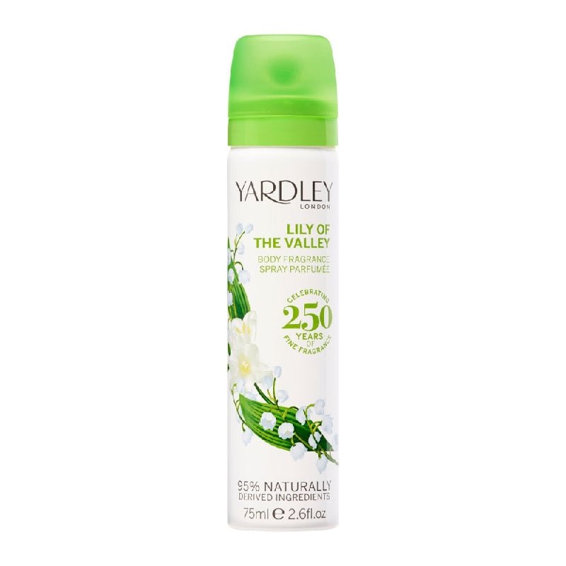 Yardley Lily Of The Valley Deodorising Body Spray Women 75ml Payday Deals