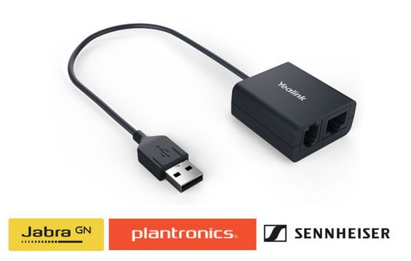 YEALINK EHS40 Wireless Headset Adapter Suits Plantronics/Jabra/Sennheiser Headsets Payday Deals