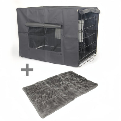 YES4PETS 30' Portable Foldable Dog Cat Rabbit Collapsible Crate Pet Cage with Cover Mat Payday Deals