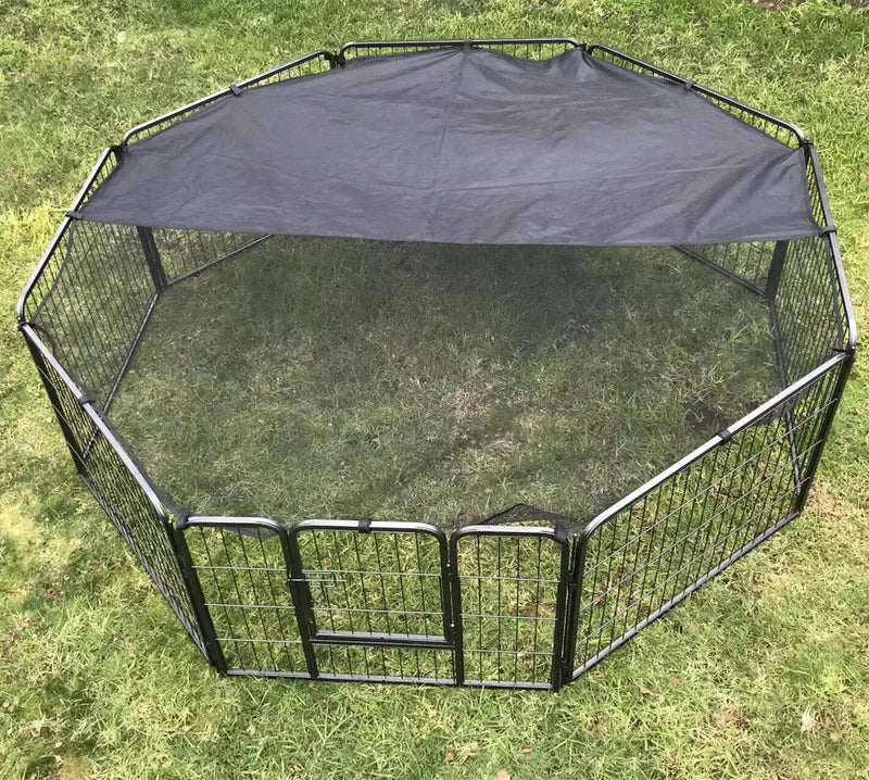 YES4PETS 60 cm Heavy Duty Pet Dog Puppy Cat Rabbit Exercise Playpen Fence With Cover Payday Deals