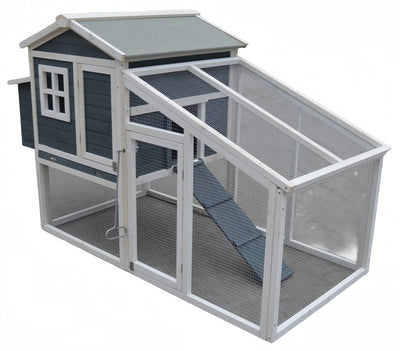 YES4PETS Large Chicken Coop Rabbit Guinea Pig Hutch Ferret House Chook Hen House Run Payday Deals