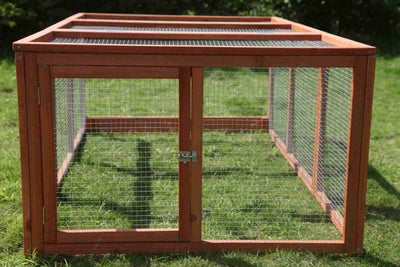 YES4PETS Large Chicken Coop Run Guinea Pig Cage Villa Extension Rabbit Hutch House Pen Payday Deals