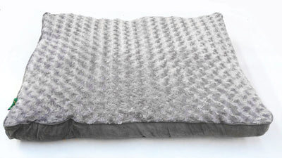 YES4PETS Medium Dog Puppy Pad Bed Kennel Mat Cushion Bed 85 x 60 cm Blue / Grey