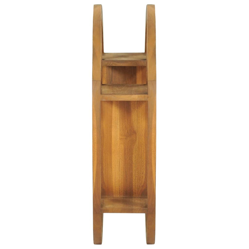 Yin Yang Wall Shelf 60x15x60 cm Solid Wood Teak Payday Deals