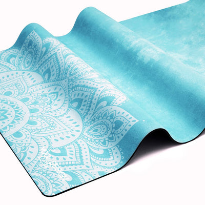 Yoga Design Lab Combo Yoga Mat 1.5mm Mandala Turquoise Payday Deals