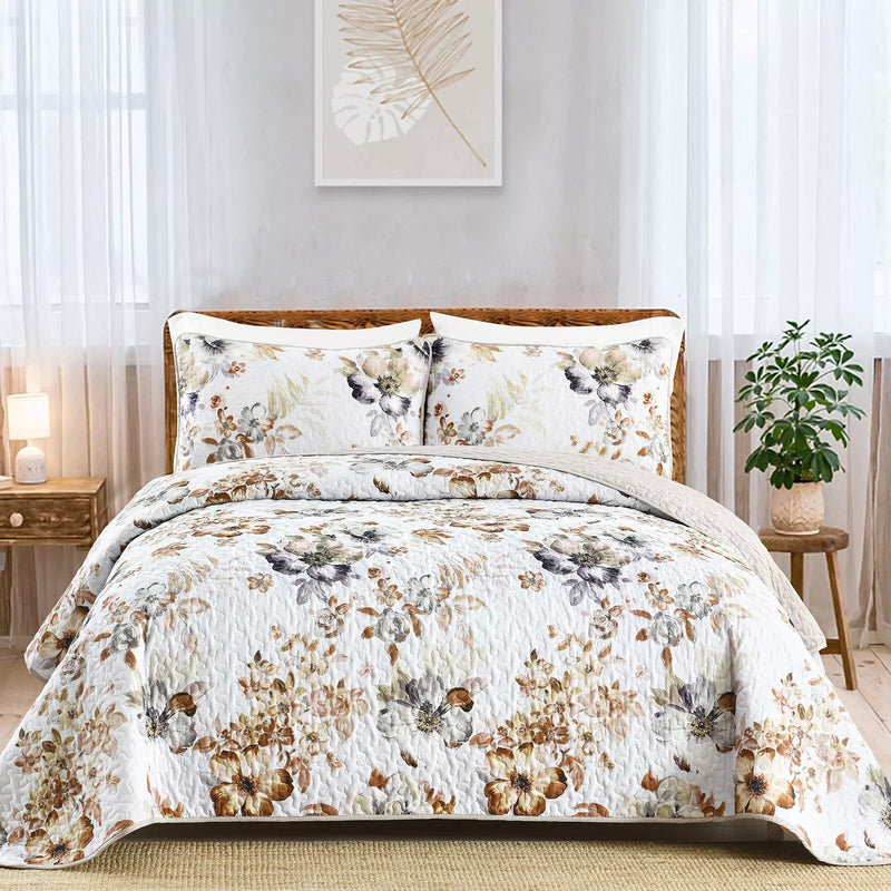 Zen Quilted bedspread and pillowcovers set: Find Your Inner Peace - Queen size Payday Deals